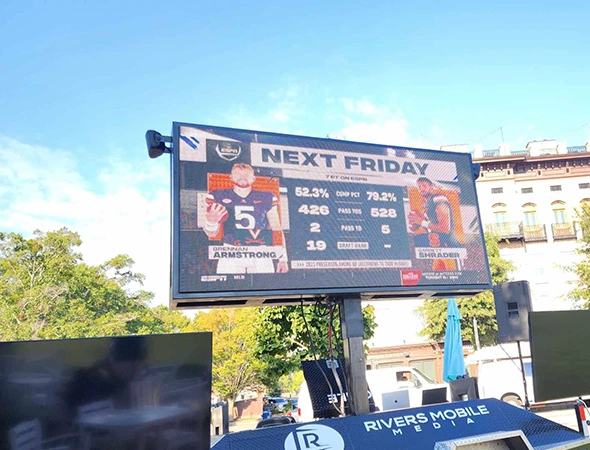 Vibrant Outdoor LED Screen Rental in Savannah
