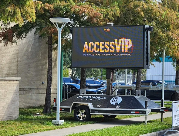 Romantic Wedding LED Screen Rental in Savannah